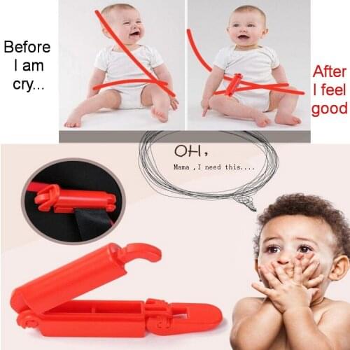 1 PCS New Plastic(ABS) Car styling DIY Child Car Seat Baby Safety Belt Fitted Slip-Resistant Non Anti-Clip Strap Clamp Clip Red