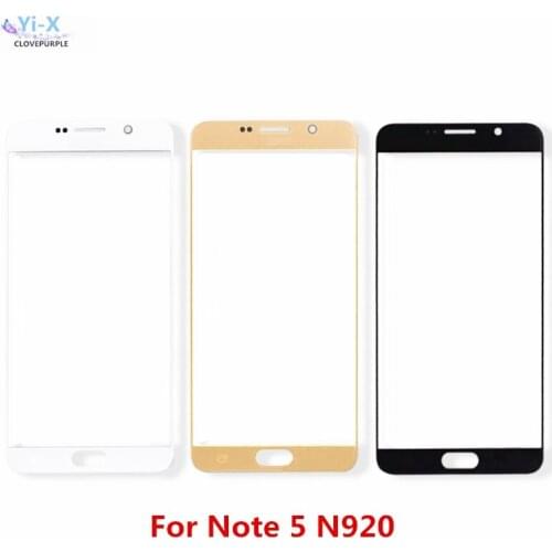 10pcs/lot Touch screen For Samsung Galaxy note5 Note 5 N9200 N920 N920F Front Outer Glass Top Lens Touch Screen Panel