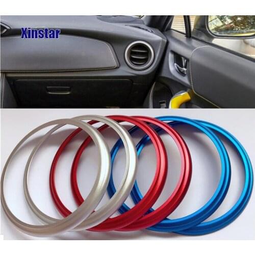 2pcs aluminum car air vents for SUBARU BRZ TOYOA 86