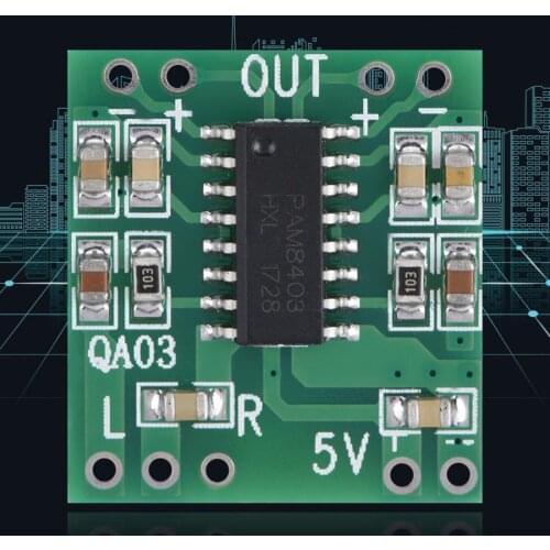 6pcs/Lot Super Small 3W3W Type D Digital Audio Amplifier Power Amp Module 2.5V-5.5V Contactors Power Amplifier Board