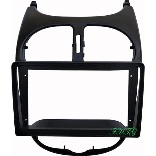 9 inch Fasxia Car Audio Frame Car Radio Fascia,gps navigation fascia panel is suitable for 2002-2010 Peugeot 206