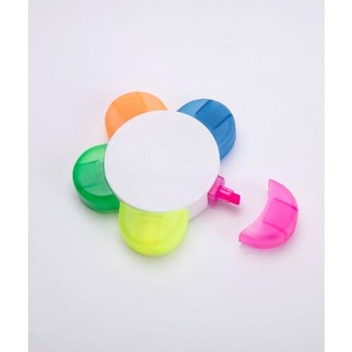 Free 1 Color logo 5 end promotional highlighter gift /office/school supply/ business /ad pen/company logo