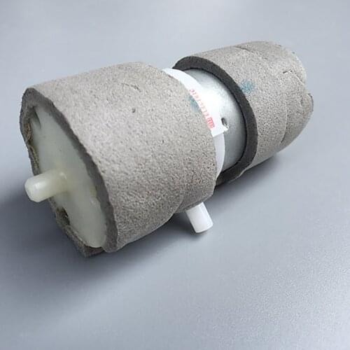 Silent 370 Micro Vacuum Pump Air Pump DC 6V 400mA 100KPa Flow 3.2L/min Self-priming Breast Pump with Carbon Brush Motor