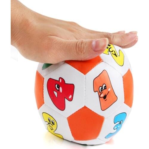 Children Kids Educational Toy Baby Learning Colors Number Ball Plaything Soccer Sports Ball Throw Stuffed Soft Plush Toys
