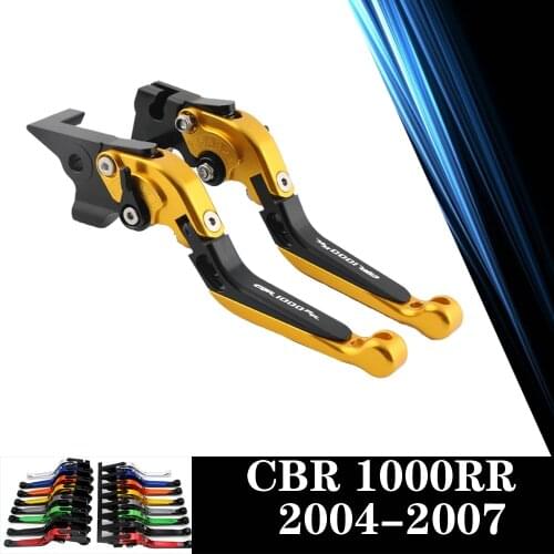 For HONDA CBR 1000RR CBR1000RR 2004 2005 2006 2007 04 05 06 07 CNC Motorcycle Adjustable Brake Clutch Lever Levers Folding