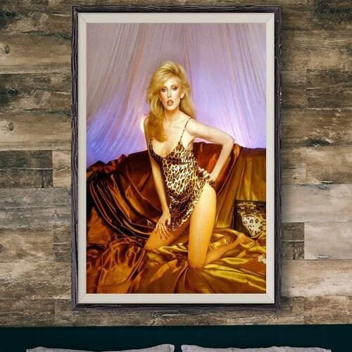 E094 Re-Posted Morgan Fairchild Sexy Model Movie Star Wall Silk Cloth Poster Art Home Decoration Gift