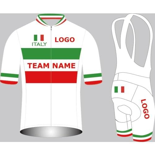 Factory Custom Cycling Jersey Short Sleeve Jersey 19D Gel pad bib shorts Bike Racing Team Biker Cycling Set Bulk Order Price