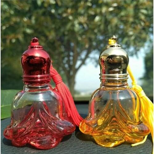 Free Shipping 6ml Rose Glass Empty Perfume Roll On Bottles New Style Crystal Color Parfume Essence Oil Packaging Containers