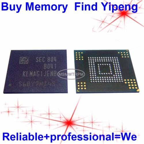 KLMAG1JENB-B041 EMMC5.1 5.1 BGA153Ball 16GB Mobilephone Memory New original and Second-hand Soldered Balls Tested OK