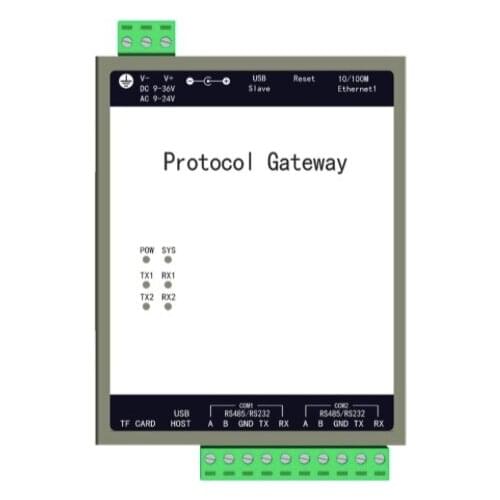 HUB1002-ARM Gateway support convert to RTU / TCP