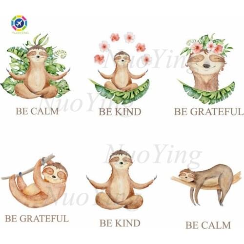 Sloth Tree Leaf Nursery Cartoon Diamong Painting Full Drill Diamond Embroidery Animal Mosaic Girl And Boy Kids Room Decor Gift