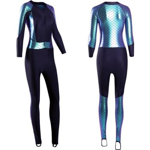 Slim Mermaid Parent-Child Conservative Swimming Suit and Jellyfish Dress Sunscreen Surfing Suit Free Diving Show Suit