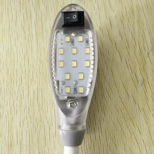 12-led Sewing Machine Lamp White Light 0.6W gooseneck Magnetic For Bernina Juki(AOM-12A)