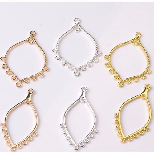 10pcs Fashion Metal Alloy Water Drop Pendant Connectors Charm DIY Accessories For Jewelry Making