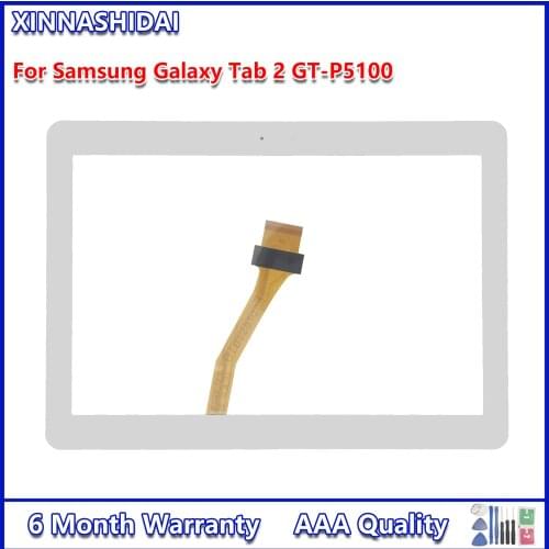 For Samsung Galaxy Tab 2 GT-P5100 P5100 P5110 N8000 Touch Screen Panel Digitizer Sensor Front Glass Replacement parts