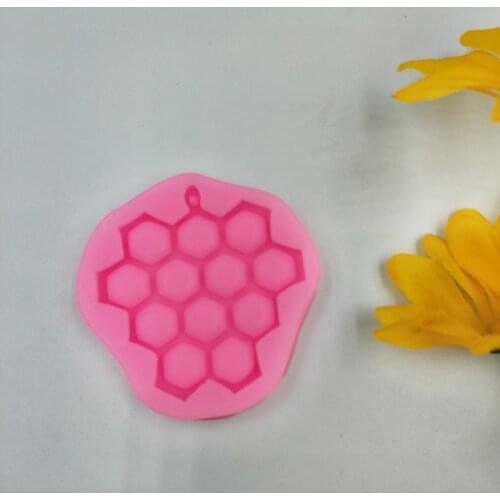 Bee Honeycomb Chocolate Silicone Mold DIY Cookie Baking Fondant Moulds Sugarcraft Cake Decorating Tool