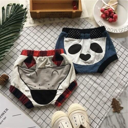 Tonytaobaby New Boys and Girls Little Panda Pure Cotton Boy Cute Panties