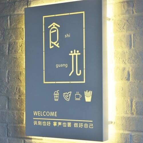 Exterior Illuminated Light Box Signs For Business Outdoor Custom Led Light Box Sign