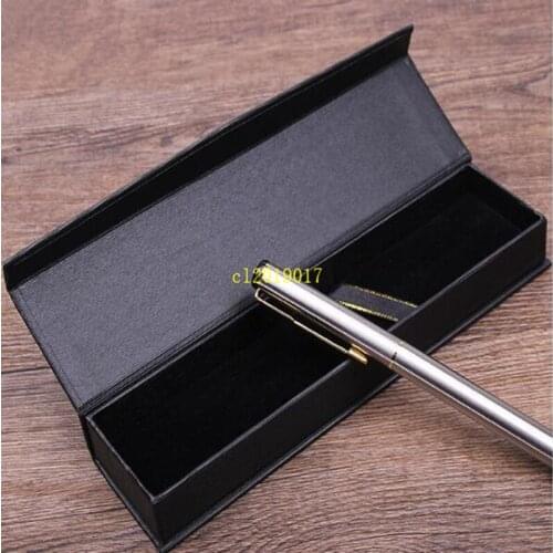 100pcs/lot Black Office Pen Display Packaging Boxes blank Gift Jewelry Packaging Box pen packing box paper case