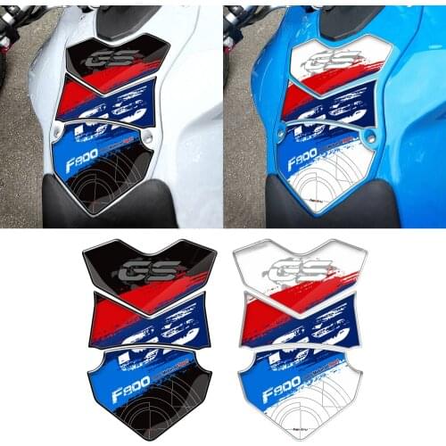 3D Resin Fuel Gas Tank Pad Decal Case For BMW F800GS F800 GS 2008-2012 Motorcycle Sticker Protector