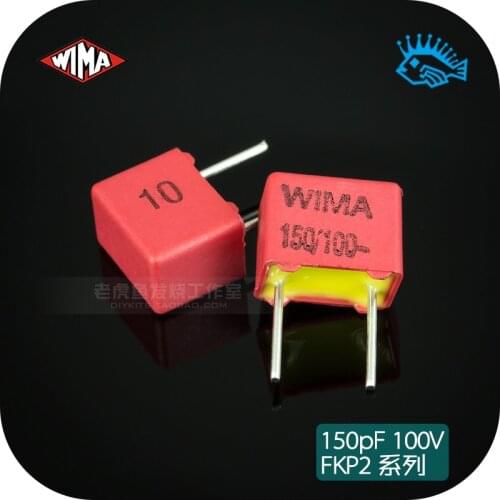 5pcs/50pcs 150pF 100V FKP2 series Original brand new Germany WIMA n15/151/0.15n capacitor