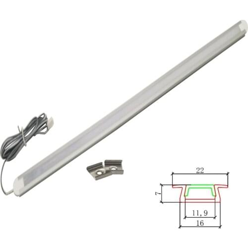 5pcs/lot 1meter DC12V Dimmable Touch Sensor Light LED Strip Light Bar Night Lamp Cabinet Lights kitchen led under Tube lights