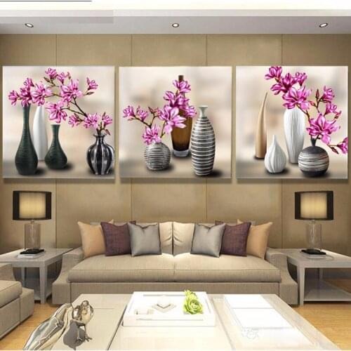 Great 5d daimond painting round rhinestones flower 5d diamond embroidery sale rhinestone pictures decoration home wall sticker