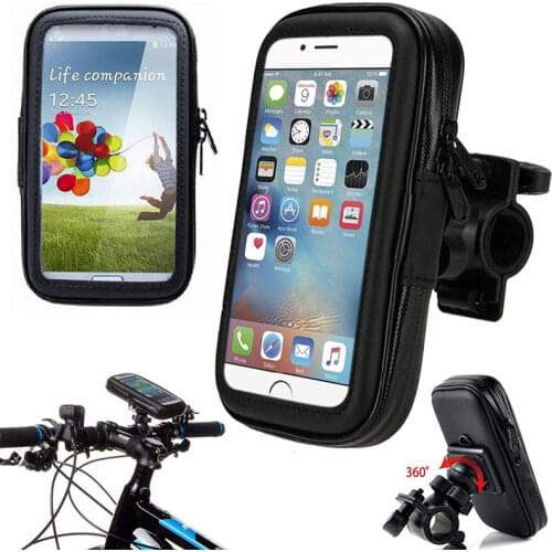 Motorcycle Phone Holder for moto support telephone stand for samsung s10 s9 s8 huawei xiaomi suporte celular Bicycle Holder