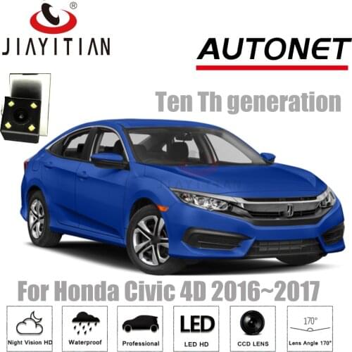 JIAYITIAN Car camera for Honda Civic 4D 2016~2018 Tenth generation backup camera/CCD/Night Vision/rear view camera/backup camera