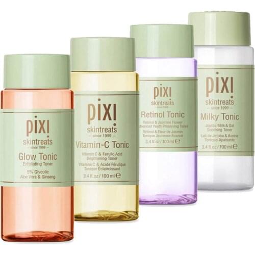 Pixi Skintreats Collagen Tonic Peptides Volumizing Toner Lift Skin Anti-acne Essence Glow Tonic Face Moisturizing Essence 100ml