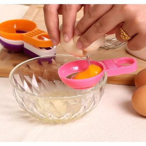 Colorful Egg Dividers PP Food Grade Egg Yolk White Separator Eco Friendly Egg Tools Baking Tools for Kitchen