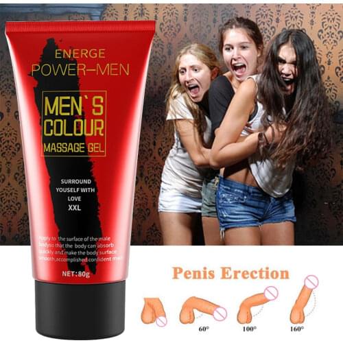 80g Big Penis Enlargement Cream Gel Increase Dick Size Male Cock Delay Erection Cream Health Care Cream for Adult External Use