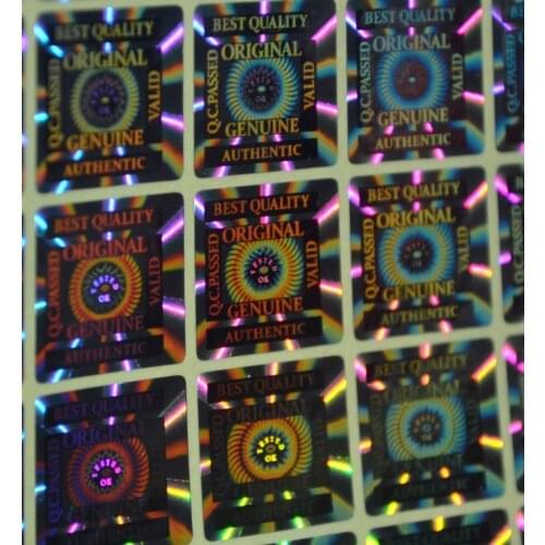 'BEST QUALITY ' 'ORIGINAL' 'GENUINE AUTHENTIC' 'Q.C. Passed' 'VALID' 'TESTED OK' Holographic label hologram sticker Freeshipping