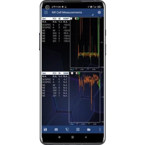 Nemo Handy Nemo Phone oneplus 8 IN2010 Drive Test Phone Support GSM HSPA LTE NR Measurements For NEMO Outdoor Test