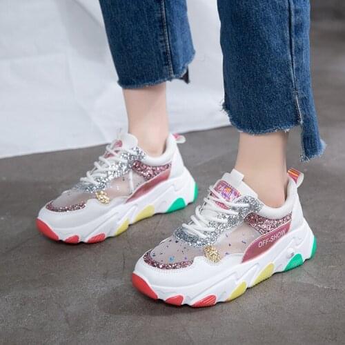 New Fashion Casual Campus Korean Womens Shoes Comfortable Lightweight Tide Shoes Breathable Wild Lace-up Flat Platform Shoes