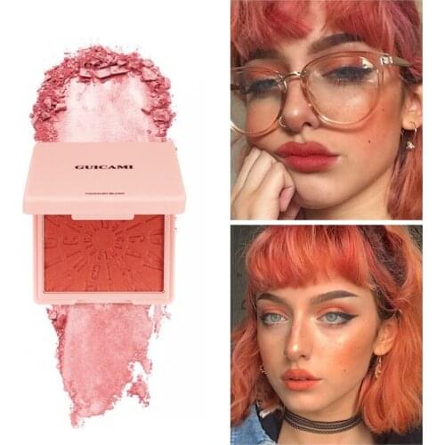 Peach Blush Palette Pearly Face Imagic Focallure Novo Make Up Beauty Glazed Miss Rose Maquillaje Coreano Makeup Colorete Blusher