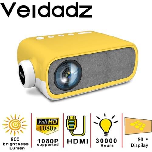 VEIDAIDZ New YG280 Portable Projection LED Mini Projector 480*272 Pixels Home Media Player With HDMI/USB/AV/Audio Interface