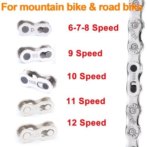 Risk 6/7/8/9/10/11 Speed Universal Bicycle Chain Connector Mountain Road Bike Chain Quick Link Connecting Master Cycling Part