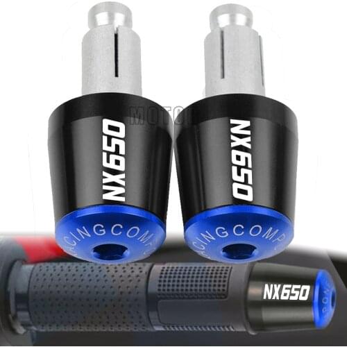 For Honda NX650 J-X DOMINATOR 1988-1999 1998 1994 1995 1996 7/8" 22mm Motorcycle Handlebar Grips End Handle Bar Cap End Plug