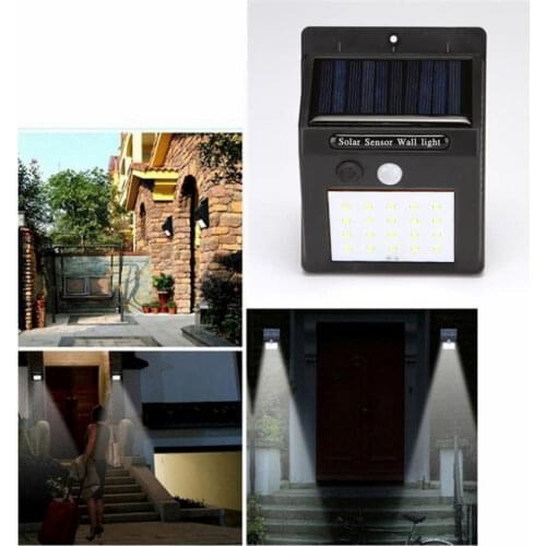 144 LED Solar Led Light Outdoor Solar Lamp PIR Motion Sensor Wall Light Waterproof Solar Powered Sunlight for Garden Decoration