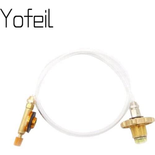 Yofeil Outdoor Camping Gas Stove Safe Switching Charging Refill Inflatable Valve Adapter for Flat Tank Liquefied Gas Cylinder