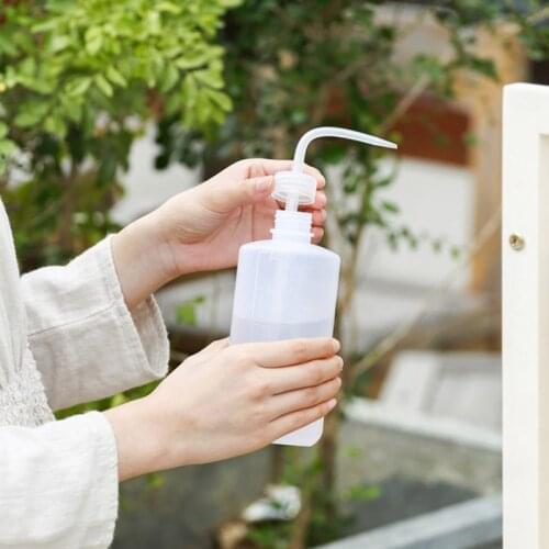 1PC Water Beak Pouring Tool Soft Plastic White Succulents Plant Flower Watering Can Squeeze Bottles Pip