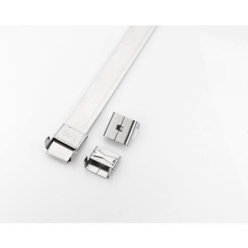 12MM ready to ship factory direct sale ball type self locking polish surface 304 stainless steel cable zip ties