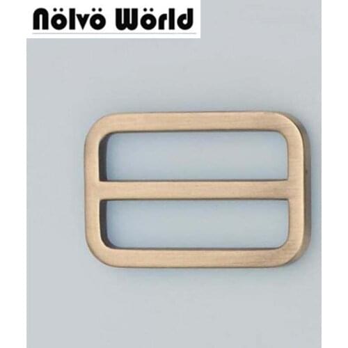 20pcs 5 colors 3.8cm (1.5") Bags Handbags strapping adjust retangle buckle,Alloy Bronze Slider Tri-glide