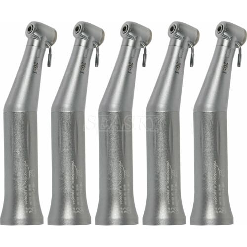 5PCS NSK Type Dental Implant 20:1 Reduction Surgical Contra Angle Handpiece Push Button Turbine