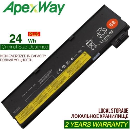 X240 X240S X250 T450 T470P Laptop Battery for Lenovo Thinkpad X270 ApexWay X260 T450S T440S K2450 W550S 45N1136 45N1738 68