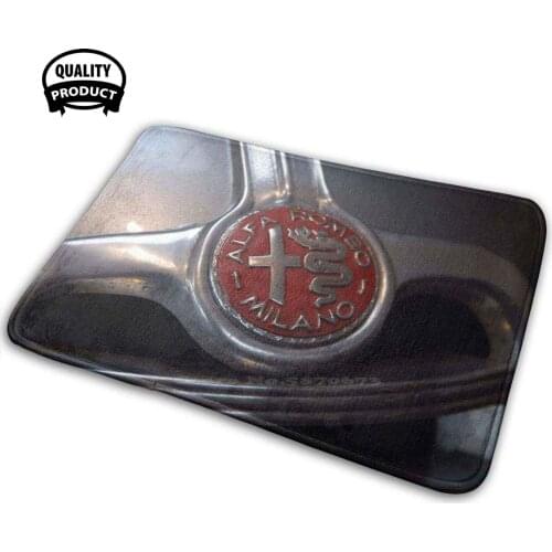 Alfa Soft House Family Anti-Slip Mat Rug Carpet Automobiles Automotive Bling Automobile Automobile Marques Alfa Romeo Italian