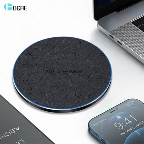 DCAE 30W Qi Wireless Chargers For iPhone 12 11 X XS XR 8 Plus AirPods Pro Samsung S21 S20 Galaxy Note 20 10 Fast Charging Pad