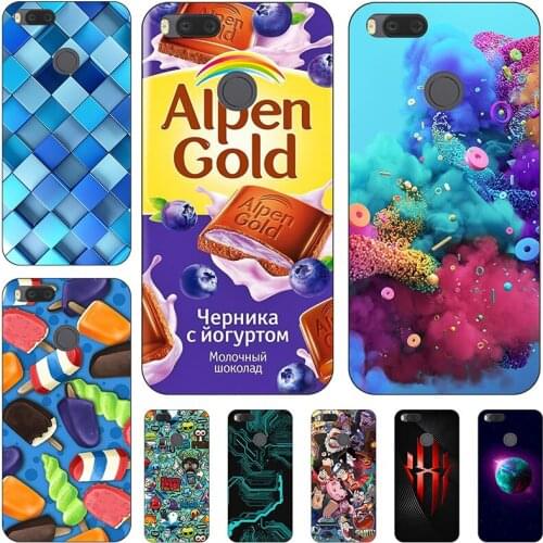 For Case Xiaomi Mi A1 Case For Xiaomi Mi 5X Cover For xiomi MiA1 Mi5X Cases Hard Plastic PC Painting Owl Cat Animals