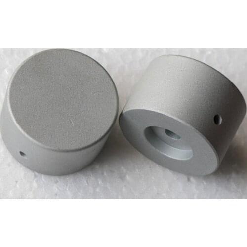Diameter 38 mm height 29 mm Light Gray Cylindrical aluminum knob/Volume knobs /HiFi audio parts/Accessories